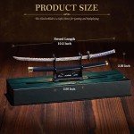 RACEROCKET Eldens Rings Starlight Shadowblade Sword Weapon Replica 10.2-Inch Metal Craft Rivers of Blood Sword with Display Stand Action Figure Collectible Toy Desk Decor Party Supply Gift