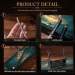 RACEROCKET Eldens Rings Starlight Shadowblade Sword Weapon Replica 10.2-Inch Metal Craft Rivers of Blood Sword with Display Stand Action Figure Collectible Toy Desk Decor Party Supply Gift