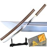 Shirasaya Katana Sword Real High Manganese Steel Full Tang Sharp Handmade Samurai Sword