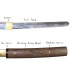 Shirasaya Katana Sword Real High Manganese Steel Full Tang Sharp Handmade Samurai Sword