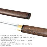 Shirasaya Katana Sword Real High Manganese Steel Full Tang Sharp Handmade Samurai Sword