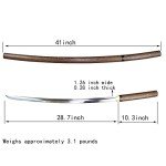 Shirasaya Katana Sword Real High Manganese Steel Full Tang Sharp Handmade Samurai Sword