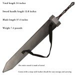 SV from The Game ER Greatsword Metal Cosplay 54 inch Giant Sword