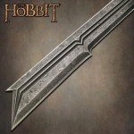 United Cutlery The Hobbit Fili Dwarven's Sword Replica | Officially Licensed Collectible | Authentic Design | Stainless Steel Blade | Display or Cosplay - 25.5" Overall Length