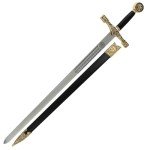 Excalibur Replica Sword with Gold Accents