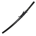 Kamaiwo-1045/1060 Handmade Hand Forged Authentic，Japanese Katana are a Unique Gift for Men - Full Tang High Carbon Steel Makes a Memorable for Martial Arts Collectors, Black