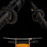 Kamaiwo-1045/1060 Handmade Hand Forged Authentic，Japanese Katana are a Unique Gift for Men - Full Tang High Carbon Steel Makes a Memorable for Martial Arts Collectors, Black