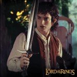 Lord of The Rings Sting Sword of Frodo Baggins | Authentic Collectible Reproduction | 15" Stainless Steel Blade | Engraved Sindarin Runes | Includes Certificate of Authenticity