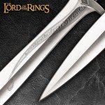 Lord of The Rings Sting Sword of Frodo Baggins | Authentic Collectible Reproduction | 15" Stainless Steel Blade | Engraved Sindarin Runes | Includes Certificate of Authenticity