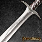 Lord of The Rings Sting Sword of Frodo Baggins | Authentic Collectible Reproduction | 15" Stainless Steel Blade | Engraved Sindarin Runes | Includes Certificate of Authenticity
