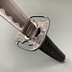 PS 40" Last Samurai Japanese Sword Katana Engraved Honor On Scabbard. for Collection. Gift, Outdoor Sword Swing Pratice Use (Samurai Spirit)