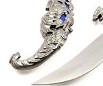 Fantasy Dragon Blade Knife – 10" Deep Blue