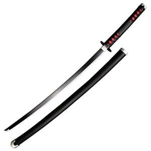Fantasy Slayer Samurai Sword Metal Katana. Dull Edge Blade. for Collections, Gifts, Cosplay (Black-85)