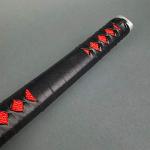 Fantasy Slayer Samurai Sword Metal Katana. Dull Edge Blade. for Collections, Gifts, Cosplay (Black-85)