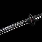 SANJISTU Samurai Sword | Traditional Hand-Forged Katana Swords Authentic Japanese Anime Samurai | High Carbon Steel Katanas Collection Sharp Full Tang (Black-Iron Twister)