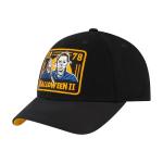 Halloween Baseball Cap, Michael Myers Snapback Hat with Curved Brim, Black, One Size