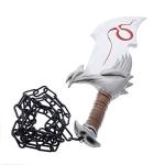 God of War Swords Kratos Blades of Chaos High Density Foam 1:1 Scale Props Silver