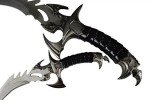 Fantasy Claw Twin Dagger Knife Set with Sheath