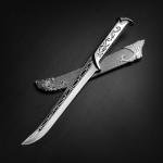 Otakumod 11" Fantasy Medieval Elvish Dagger. For Collection, Gift or Cosplay Renaissance Characters A Fair (Silver)
