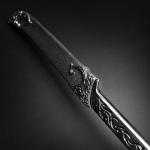 Otakumod 11" Fantasy Medieval Elvish Dagger. For Collection, Gift or Cosplay Renaissance Characters A Fair (Silver)