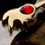 HandMade Medieval Movie Replica Catpaw Dagger Aryya Stark Knife with Table Stand