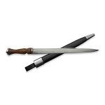 Windlass Hand Forged Medieval Primitive Scottish Dirk Knife Dagger with Star Shape Emblem Pommel and Sheath