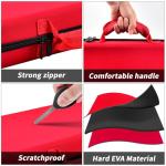 GWCASE Knife Display Case for 66+ Pocket Knives. Folding Holder, Butterfly Storage Organizer, Roll Collection Pouch for Survival Tactical Outdoor - Red