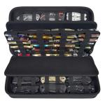Display Case for 66+ Pocket Knives. Folding Knife Holder, Butterfly Knives Storage Organizer, Knives Roll Collection Pouch Carrier Bag for Survival Tactical Outdoor for EDC Mini Knife (Box Only)