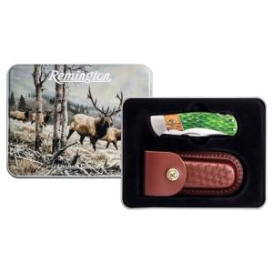 Remington Rocky Mountain Elk Tin Collector Set, Green