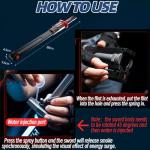 Cyberpunk Neon Sword | 31.5" Spark Blade w/Hit Sensor Sound & Fog | Type-C Rechargeable | for Rave, Cosplay & Display (Ash-Gray)