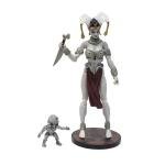Boss Fight Studio Court of The Dead Gethsemoni - Queen of The Dead Action Figure – Highly Articulate Collectible Figurine with Accessories - Extra Hands, Clothing, Jewelry, Knife, and Sidekick – 4”