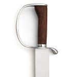 Windlass Historical Tactical Hunting Military D-Guard Hand Forged Steel Bowie Knife with Leather Scabbard