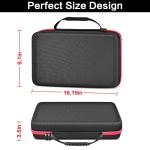 Knife Display Case for 64+ Pocket Knives, Folding Knives Cases for Collections, Butterfly Knife Storage Bag Holder Roll Organizer for Survival, Tactical, Outdoor, Kitchen, EDC Mini Knife (Red)