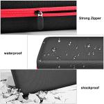 Knife Display Case for 64+ Pocket Knives, Folding Knives Cases for Collections, Butterfly Knife Storage Bag Holder Roll Organizer for Survival, Tactical, Outdoor, Kitchen, EDC Mini Knife (Red)