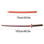 SV Anime Sword Cosplay Kokushibo Sword Katana 41 Inch，Collectible Gifts