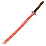 SV Anime Sword Cosplay Kokushibo Sword Katana 41 Inch，Collectible Gifts