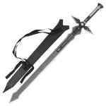 Dream2reality Cosplay sword art online Kirigaya Kazuto kirito Black - Dark Repulser Medium Carbon Steel Sword