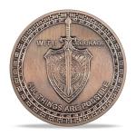 Lion Sword and Shield Challenge Coin - Inspirational Collectible, High Relief Design, Symbol of Courage and Strength, Medieval Style Classic Amulet(Pack of 10)