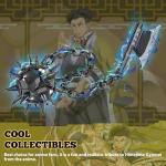 Jorumo Swords Building Sets for Adults, 42in Himejima Gyomei Axe & Meteor Hammer Building Block, Anime Sword Building Toy Katana Gift, 826 Pcs