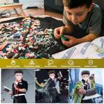 Jorumo Swords Building Sets for Adults, 42in Himejima Gyomei Axe & Meteor Hammer Building Block, Anime Sword Building Toy Katana Gift, 826 Pcs