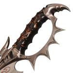 COSWOR 16" Medieval Stainless Steel Fantasy European Dutch Sword for Home Decor, Collection