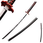 Sword fort Handmade Katana Anime Cosplay Sword, Stainless Steel Demon Sword Real Metal-Tanjiro3