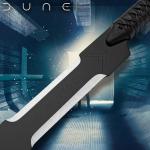 United Cutlery Long Blade of Duncan Idaho Replica | Officially Licensed Dune Movie Collectible | Stainless Steel Blade | Wall Display Plaque and Certificate of Authenticity | Overall Length 32.125"