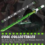 HIGH GODO Demon Anime Sword Building Set, 39in Sanemi Sword Building Block with Scabbard and Stand, Anime Katana Sword Set, Collectible Gifts Toys for Adults Kids 8+ (710 PCS)