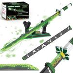 Jorumo Swords Building Sets for Adults and Kids, 39in Shinazugawa Sanemi Sword Building Block with Scabbard and Stand, Anime Building Toy Katana Gift, 788 Pcs