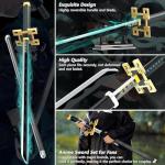 HIGH GODO Anime Sword Building Set, 40in Tokitou Muichirou Sword Set with Scabbard and Stand, Cosplay Anime Katana Sword Building Blocks, Collectible Gifts for Kids and Adults 8+ (771 PCS)