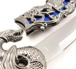 Fantasy Dragon Blade Knife – 10" Deep Blue