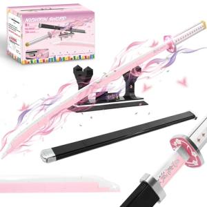 Jorumo Swords Building Sets for Girl 8-14, 39in Tsuyuri Kanao Sword Building Block with Scabbard and Stand, Anime Sword Building Toy Gift Katana, 788 Pcs