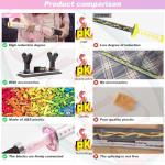 Jorumo Swords Building Sets for Girl 8-14, 39in Tsuyuri Kanao Sword Building Block with Scabbard and Stand, Anime Sword Building Toy Gift Katana, 788 Pcs