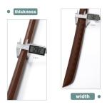 BJDJ Katana Sword high Toughness Polypropylene Performing Training (41") Black Katana Practice Scabbard Cosplay Aikido (Brown)